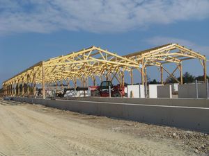 Stabulation vaches laitières Berthelot Charpentes