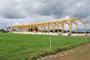 Stabulation vaches laitières Berthelot Charpentes