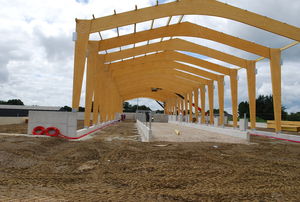 Stabulation vaches laitières Berthelot Charpentes